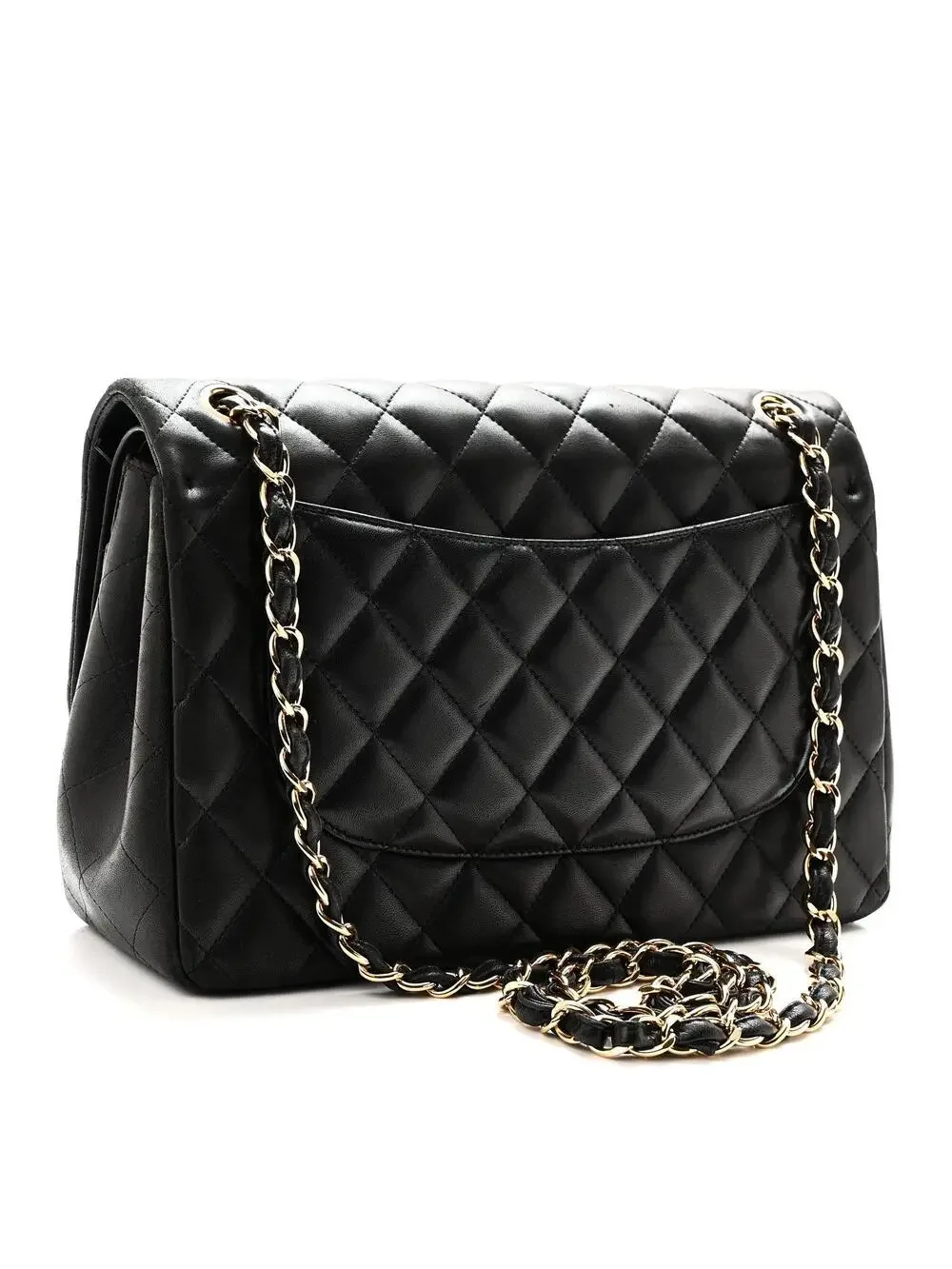 Chanel Lambskin Quilted Jumbo Double #343077C56B